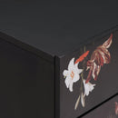 vidaXL Éjjeli asztal fiókkal Sokszínű 50 x 33 x 60 cm Tömör Mangófát