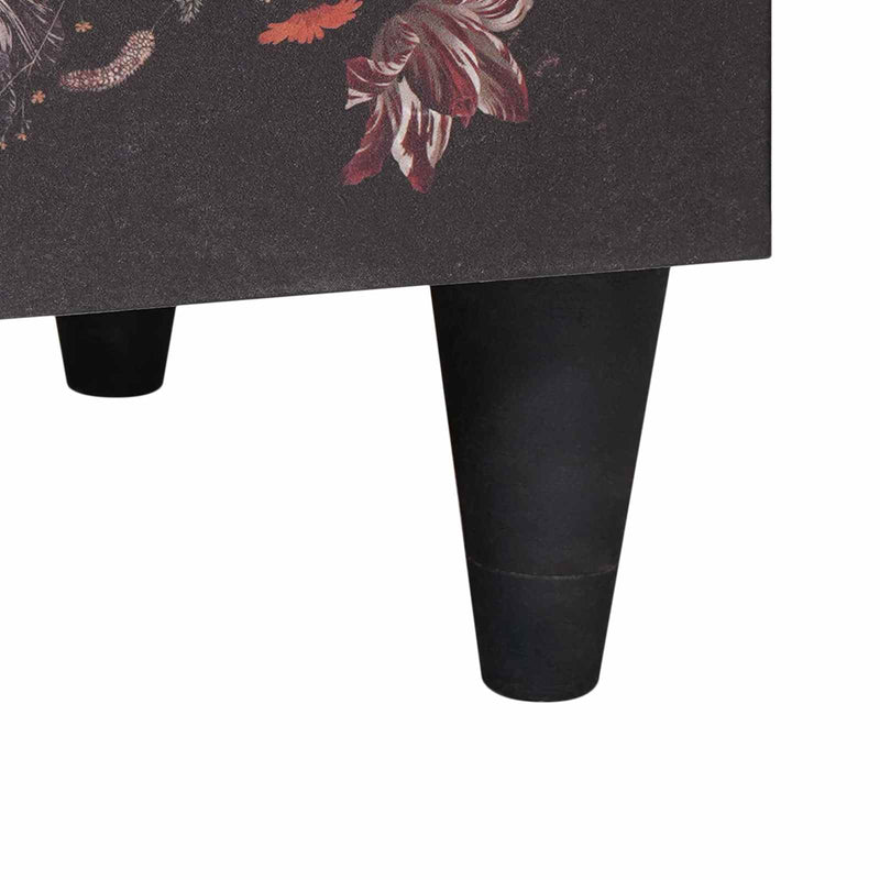 vidaXL Éjjeli asztal fiókkal Sokszínű 50 x 33 x 60 cm Tömör Mangófát