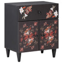 vidaXL Éjjeli asztal fiókkal Sokszínű 50 x 33 x 60 cm Tömör Mangófát