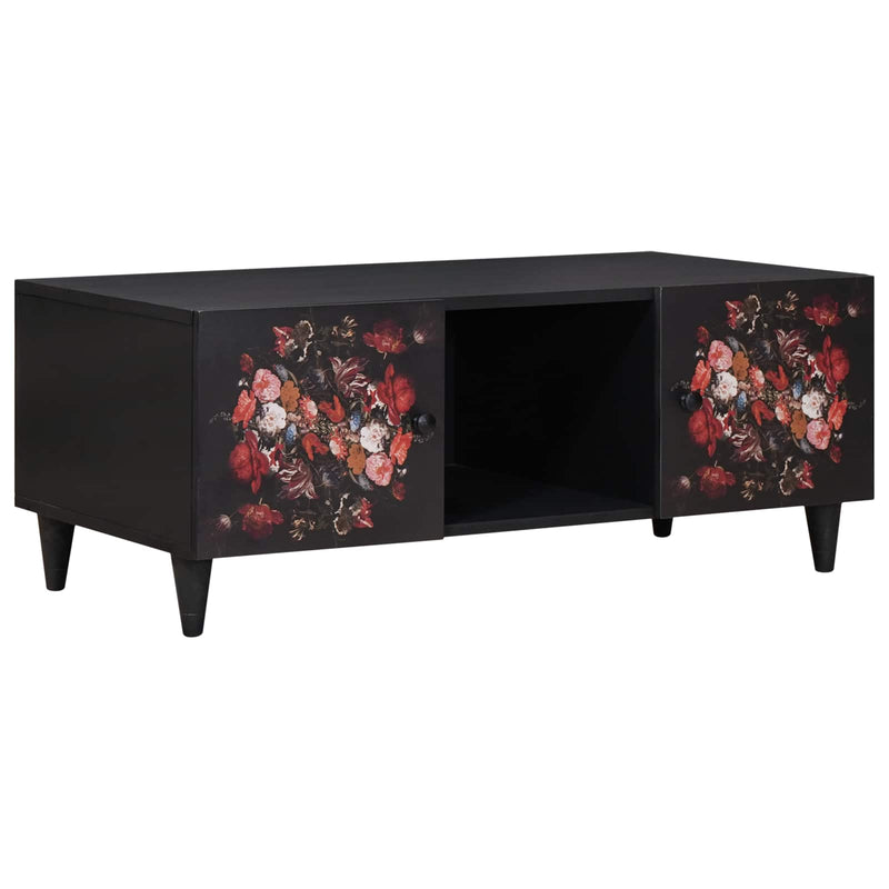 vidaXL Dohányzóasztal Sokszínű 100 x 54 x 40 cm Tömör Mangófát