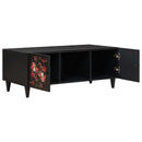 vidaXL Dohányzóasztal Sokszínű 100 x 54 x 40 cm Tömör Mangófát