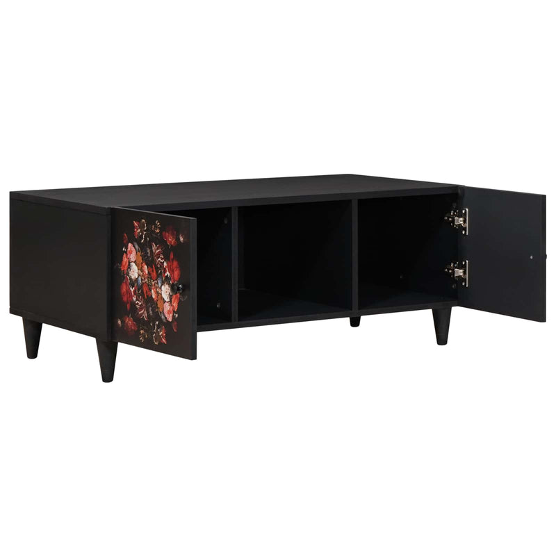 vidaXL Dohányzóasztal Sokszínű 100 x 54 x 40 cm Tömör Mangófát