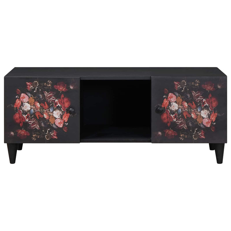 vidaXL Dohányzóasztal Sokszínű 100 x 54 x 40 cm Tömör Mangófát