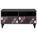 vidaXL Dohányzóasztal fiókkal Sokszínű 80 x 54 x 40 cm Tömör Mangófát