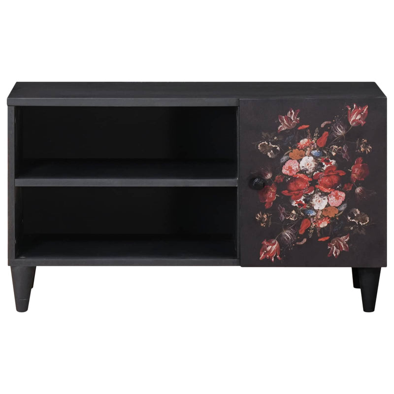 vidaXL Tároló szekrények Sokszínű 80 x 31,5 x 46 cm Tömör Mangófát