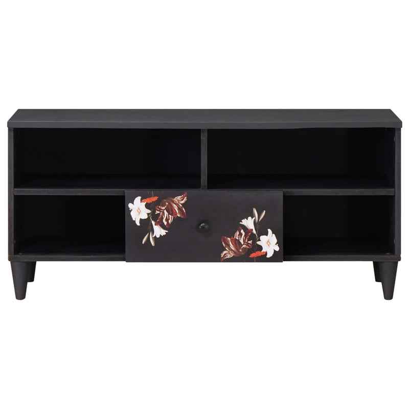 vidaXL Tároló szekrények Sokszínű 100 x 33,5 x 46 cm Tömör Mangófát