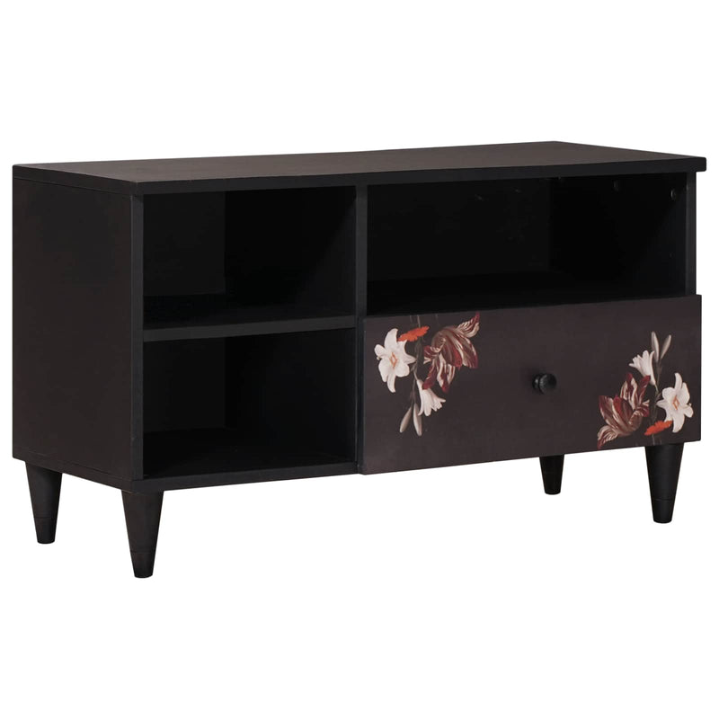 vidaXL Tároló szekrények Sokszínű 80 x 33,5 x 46 cm Tömör Mangófát