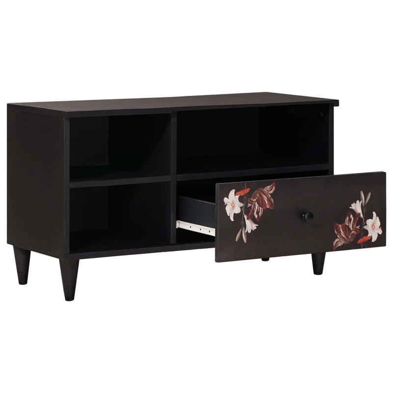 vidaXL Tároló szekrények Sokszínű 80 x 33,5 x 46 cm Tömör Mangófát