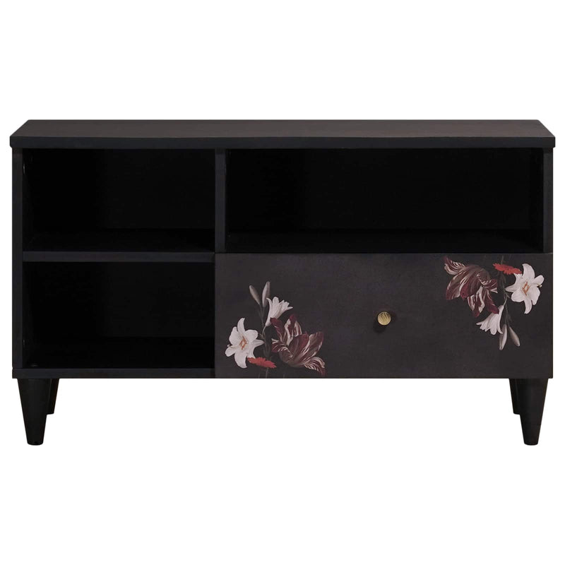 vidaXL Tároló szekrények Sokszínű 80 x 33,5 x 46 cm Tömör Mangófát