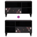 vidaXL Tároló szekrények Sokszínű 80 x 33,5 x 46 cm Tömör Mangófát