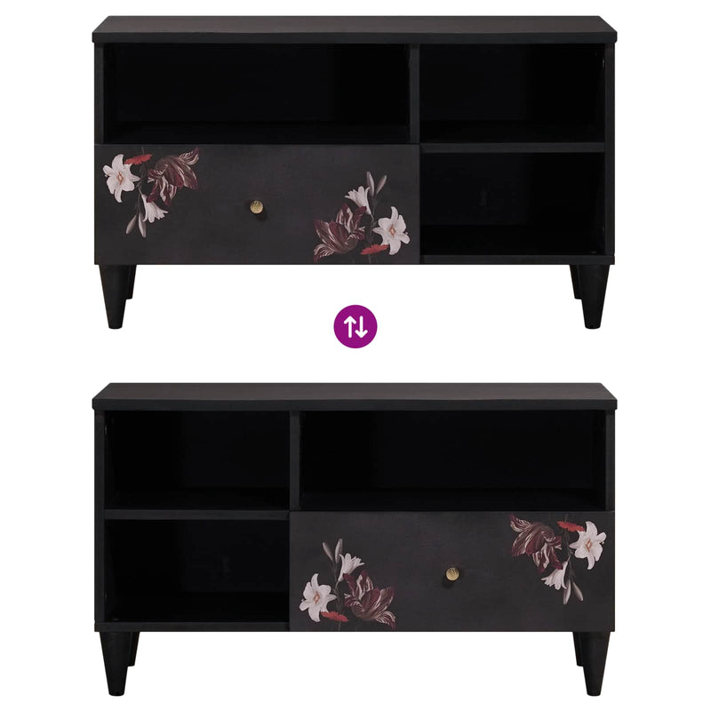 vidaXL Tároló szekrények Sokszínű 80 x 33,5 x 46 cm Tömör Mangófát