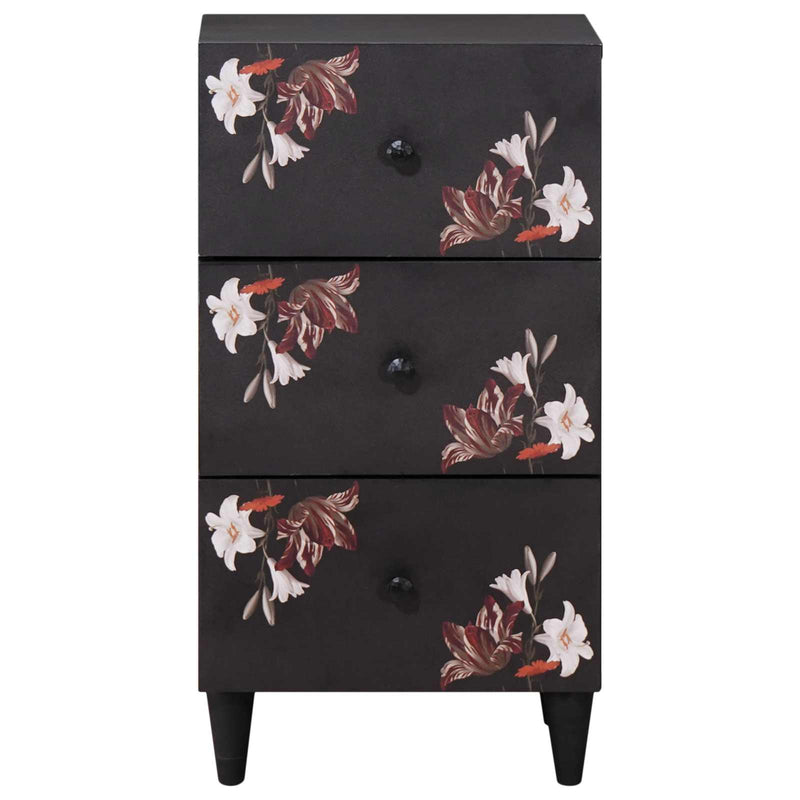 vidaXL Tároló szekrények Sokszínű 40 x 33,5 x 75 cm Tömör Mangófát