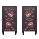 vidaXL Tároló szekrények Sokszínű 40 x 33,5 x 75 cm Tömör Mangófát