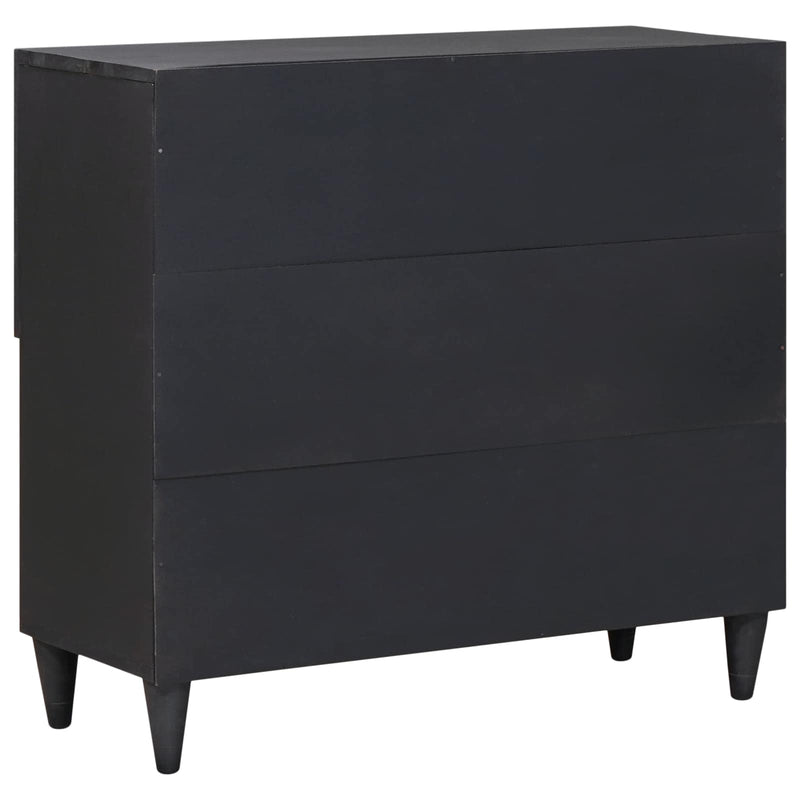 vidaXL Tároló szekrények Sokszínű 80 x 33,5 x 75 cm Tömör Mangófát