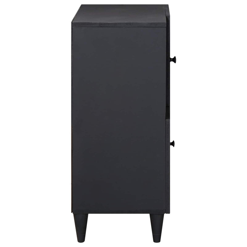 vidaXL Tároló szekrények Sokszínű 80 x 33,5 x 75 cm Tömör Mangófát