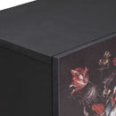 vidaXL Tároló szekrények Sokszínű 90 x 33,5 x 75 cm Tömör Mangófát