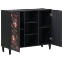 vidaXL Tároló szekrények Sokszínű 90 x 33,5 x 75 cm Tömör Mangófát