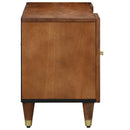 vidaXL TV szekrény polcokkal Méz barna 105 x 33 x 46 cm Tömör Mangófát