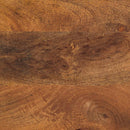 vidaXL Széf Barna 60 x 33 x 75 cm Tömör Mangófát