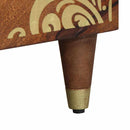 vidaXL Széf Barna 60 x 33 x 75 cm Tömör Mangófát