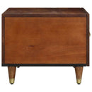 vidaXL Dohányzóasztal Méz barna 80 x 50 x 40 cm Tömör Mangófát