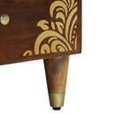 vidaXL Éjjeliszekrény 2 pcs mézbarna 40 x 33 x 46 cm Tömör Mangófát