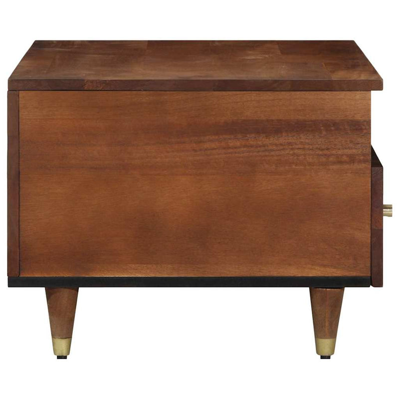 vidaXL Dohányzóasztal mézbarna 80 x 54 x 40 cm tömör mangófa