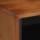 vidaXL TV szekrény polcokkal Méz barna 80 x 33 x 46 cm Tömör Mangófát