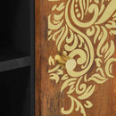 vidaXL TV szekrény polcokkal Méz barna 80 x 33 x 46 cm Tömör Mangófát