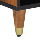 vidaXL TV szekrény polcokkal Méz barna 80 x 33 x 46 cm Tömör Mangófát