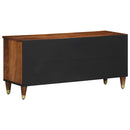 vidaXL TV szekrény fiókkal Méz barna 100 x 33 x 46 cm Tömör Mangófát