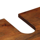 vidaXL Mosdókagyló szekrény Méz barna 62 x 33 x 58 cm Tömör Mangófát