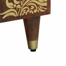 vidaXL Fürdőszoba Székény Méz barna 38 x 33 x 58 cm Tömör Mangófát