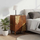 vidaXL Fürdőszoba Székény Méz barna 38 x 33 x 58 cm Tömör Mangófát