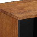 vidaXL Széf polcokkal tárolóval Barna 80 x 33 x 75 cm Tömör Mangófát