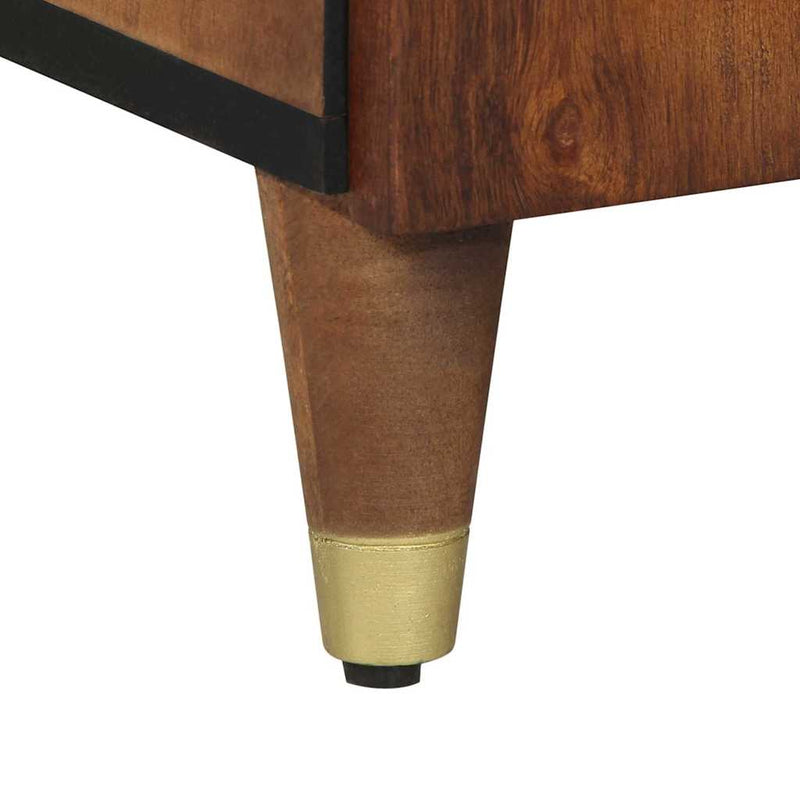 vidaXL Magasfiú fiókkal Barna 40 x 33.5 x 110 cm Tömör mangófa