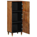 vidaXL Magasfiú polcokkal Barna 40 x 33 x 110 cm Tömör Mangófát