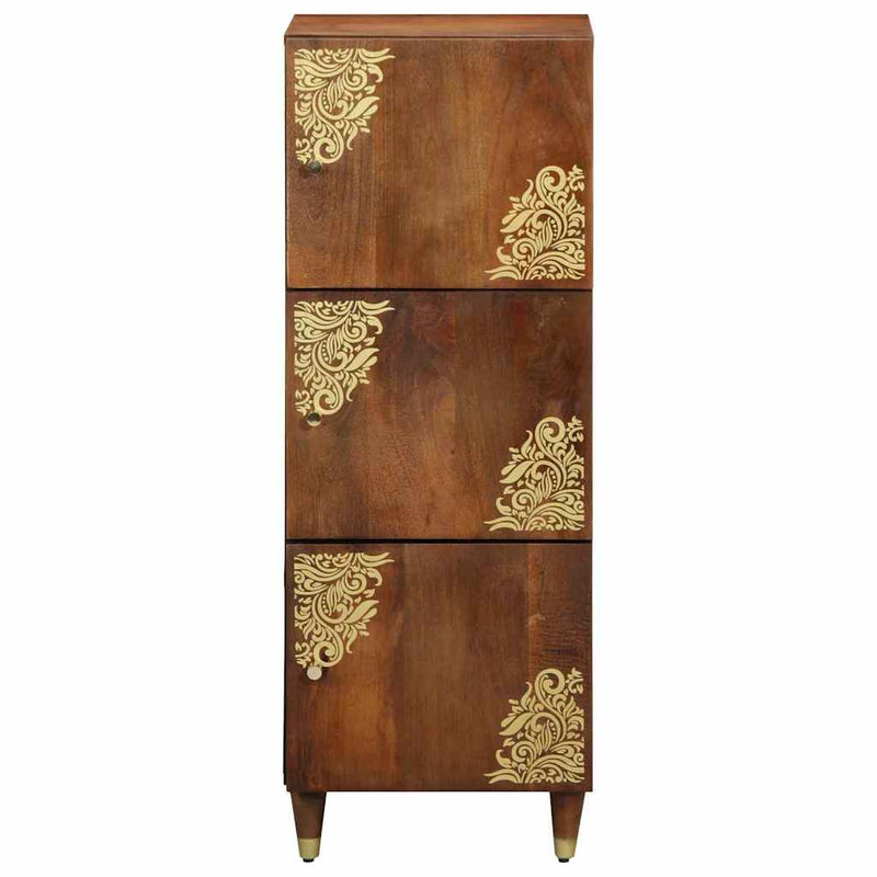 vidaXL Magasfiú fiókkal Barna 40 x 33.5 x 110 cm Tömör mangófa