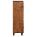 vidaXL Magasfiú polcokkal Barna 40 x 33 x 110 cm Tömör Mangófát