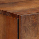 vidaXL Magasfiú fiókkal ajtóval Barna 60 x 33 x 100 cm Tömör Mangófát