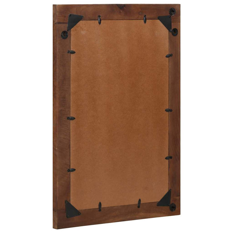 vidaXL Fürdőszobai tükör tükörrel Szürke és Ezüst 50 x 70 x 3 cm
