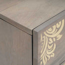 vidaXL Éjjeliszekrény 2 pcs Szürke 40 x 33 x 46 cm Tömör Mangófát