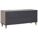vidaXL TV szekrény polcokkal Szürke 105 x 33 x 46 cm Tömör Mangófát