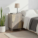 vidaXL Fürdőszoba Székény Szürke 38 x 33 x 58 cm Tömör Mangófát