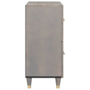 vidaXL Széf polcokkal Szürke és Arany 60 x 33 x 75 cm Tömör Mangófát