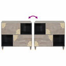 vidaXL Széf polcokkal Szürke és Arany 80 x 33 x 75 cm Tömör Mangófát