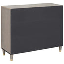 vidaXL Széf polcokkal Szürke és Arany 90 x 33 x 75 cm Tömör Mangófát