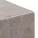 vidaXL Magasfiú Szürke és Arany 40 x 33 x 110 cm Tömör Mangófát