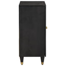 vidaXL Széf Fekete 60 x 33 x 75 cm Tömör Mangófát