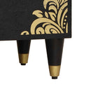 vidaXL Éjjeliszekrény fiókkal Fekete 50 x 33 x 62 cm Tömör Mangófát